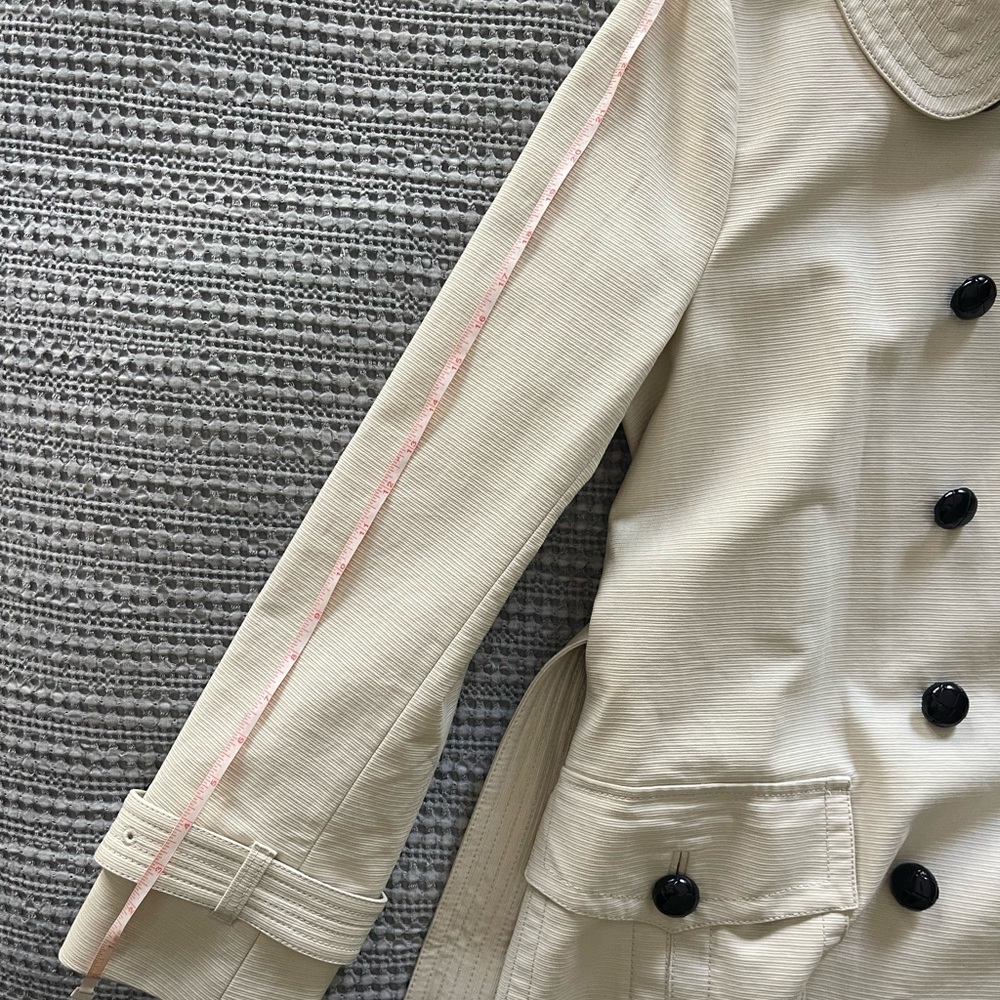 Coach 1941 Cream Trench Coat - Picture 10 of 10